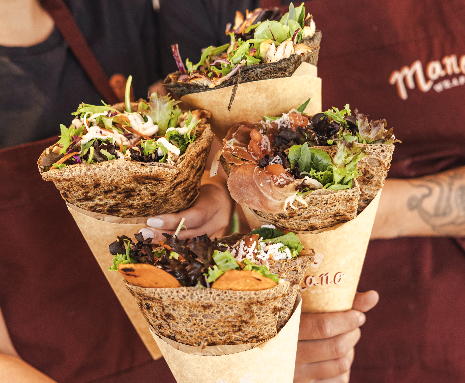 Mayan Wraps HANDCRAFTED BUCKWHEAT WRAPS